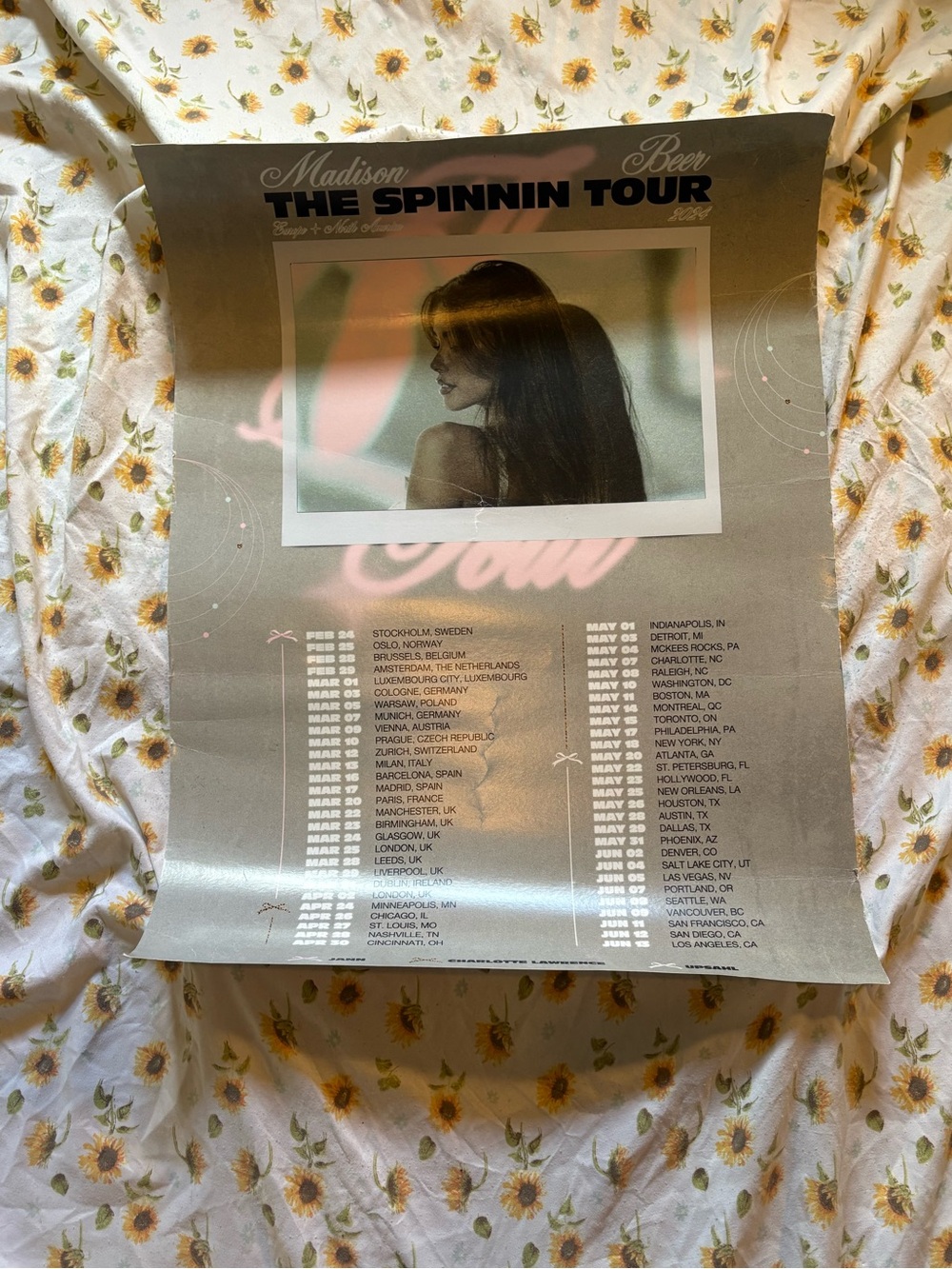 🎀 Madison Beer Spinnin Tour Poster 🎀